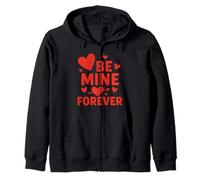 Mensaje de Forever Heart, expresión de Amor Sudadera con Capucha