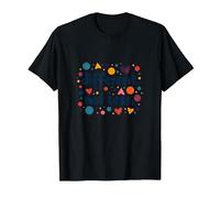 Mensaje Diferente No Menos de Inclusión de Educación Especial Camiseta, Hombre, Negro, 5XL