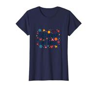 Mensaje Diferente No Menos de Inclusión de Educación Especial Camiseta, Mujer, Azul Marino, 3XL