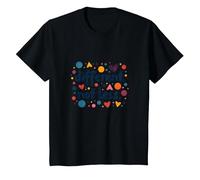 Mensaje Diferente No Menos de Inclusión de Educación Especial Camiseta, Niños, Negro, 2 años