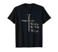 Mensaje Inspirador de The Way The Truth The Life Sacrifice Camiseta