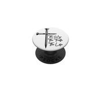 Mensaje Inspirador de The Way The Truth The Life Sacrifice PopSockets PopGrip Adhesivo