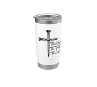 Mensaje inspirador de The Way The Truth The Life Sacrifice Vaso térmico de acero inoxidable de doble pared