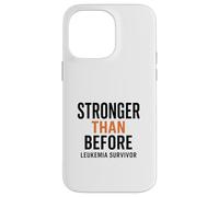 Mensaje irrompible para sobrevivientes de Leucemia Espiritual Carcasa para iPhone 14 Pro MAX