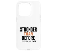 Mensaje irrompible para sobrevivientes de Leucemia Espiritual Carcasa para iPhone 15 Pro