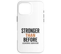 Mensaje irrompible para sobrevivientes de Leucemia Espiritual Carcasa para iPhone 16 Pro MAX