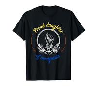 Mensaje Pro-Inmigración Orgullosa Hija De Inmigrantes Camiseta