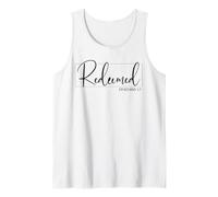 Mensaje religioso redimido de fe Cristiana Camiseta sin Mangas