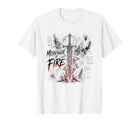 Mensajero De Fuego Espada Ángel Llameante Cristiano Camiseta