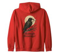 Mensajero de Medianoche con diseño gótico Sudadera con Capucha