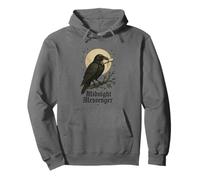 Mensajero de Medianoche con diseño gótico Sudadera con Capucha