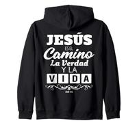 Mensajes Biblicos Dios Jesus Español Español para Cristianos Sudadera con Capucha