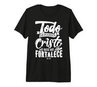 Mensajes Biblicos Dios Jesus Español para Cristianos Camiseta Premium
