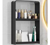 Mensola salvaspazio sopra il WC, mobiletto da bagno, cestino per doccia, mensola per doccia Senza fori, portasapone, Organizer per Shampoo, Perfetto per lavanderia e cucina.