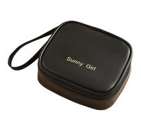 Menstrual Pad Organizer | Small Waterproof Pouch for Sanitary Towels, Tampon Holders, Nursing Liners | Fashionable Travel Case for Teenagers, Women, Feminine Hygiene Storage Box for Purse, Backpack