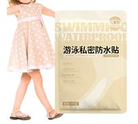 Menstrual Pads, Waterproof Private Patches, 6.3x16.54in Comfortable & Discreet Protection, Portable 4-Piece Set, Hygienic Sticker Liners for Swimming, Girls, Ladies, Women, Bathing, Daily Activities