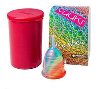 Menstrual Taza de único Yuuki Soft Small (tamaño 1) Rainbow Jolly de silicona Grado Médico de Alemania