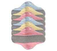 menstruales reutilizables, lavables impermeables, producto de higiene femenina transpirable de 7,68 pulgadas con tejido, herramienta de cuidado periódico, conjunto de con constr