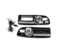 MENSUNUBNM 2 Luces LED Con Bisel Para VW Para Bora 1999-2004, Faros Antiniebla, 1J5853665B Y 1J5853666B(Blanco)