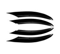 MENSUNUBNM 4 Uds Para Mercedes Para Benz W205 Clase C C200 C260 2019 2020 2021 Cubierta Luz Antiniebla Parachoques Delantero Embellecedor ABS (2)