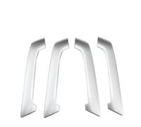 MENSUNUBNM 74222-60150 74221-60160 Repuestos Para Toyota Para Land Para Cruiser Para Prado FJ150 2010-2018, Embellecedor Manija Puerta Interior(4pcs Silver)