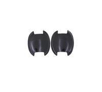 MENSUNUBNM Cubierta Manija Puerta Coche Para Nissan Para Infiniti Para Esq Pegatinas Exteriores Coche Cubierta Manija Puerta Cromo Carbono 2018 2012~2019 2016(Carbon 2 Bowl)