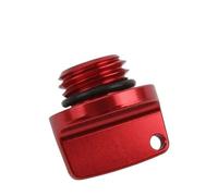 MENSUNUBNM Cubierta Universal Del Cárter De La Motocicleta M20 * 2,5 Tapón De Llenado De Aceite Del Motor CNC Para General 2025 Tapa Tanque Moto(Red)