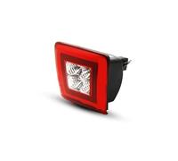 MENSUNUBNM Luz Antiniebla Trasera Luz Marcha Atrás Conjunto Luz Trasera/freno Para Nissan 370Z Para Juke Edición Para NISMO Para Sentra Para Nismo 2017 Adelante(Red Lensc)