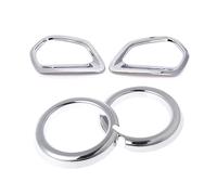 MENSUNUBNM Marco Decorativo Embellecedor Cubierta Luces Antiniebla Delanteras Y Traseras Cromadas ABS Para Mitsubishi Para Outlander 2016 2017 2018 2019 2020