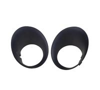 MENSUNUBNM Marco Lámpara Antiniebla Luz Antiniebla Parachoques Delantero Embellecedor Cubierta Bisel Para Dodge Para Ram 1500 2500 3500 2002-2006 2007 2008 2009 (1 Pair)