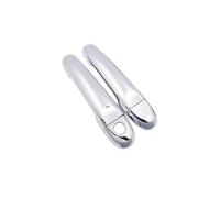 MENSUNUBNM Para Nissan Para JUKE F15 Para Infiniti Para Esq Pegatina Exterior Coche Cubierta Manija Puerta 2010~2019 Manija Puerta Coche Fibra Carbono Cromada(Chrome No Button)
