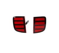 MENSUNUBNM Para Toyota Para Land Para Cruiser LC200 2009 2008-2015 Luz Freno Luz Giro Luz Antiniebla Luz Trasera Coche Parachoques Trasero Reflector(Red B Connect Cable)