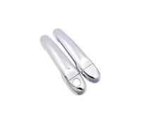 MENSUNUBNM Pegatinas Exteriores Coche Cubierta Manija Puerta Cubierta Manija Puerta Coche Carbono Cromado Para Nissan Para Infiniti Para Esq 2013 2012~2019 2015(Chrome No Button)