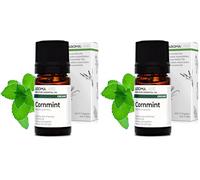Menta de Campo BIO (Mentha arvensis) - 5 mL - Aceite Esencial Quimiotipado y Certificado AB - Aroma Labs (Paquete de 2)