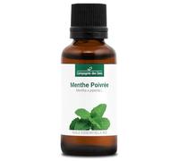 MENTA PIPERITA - 30 mL - Aceite Esencial Orgánico - 100% Puro, Natural, Quimiotipado y Certificado AB
