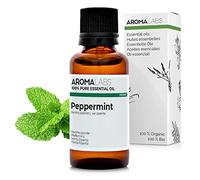 Menta Piperita BIO (Mentha x piperita) - 30 mL - Aceite Esencial Quimiotipado y Certificado AB - Digestión - Aroma Labs