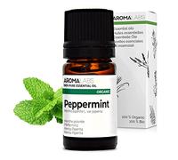 Menta Piperita BIO (Mentha x piperita) - 5 mL - Aceite Esencial Quimiotipado y Certificado AB - Digestión - Aroma Labs