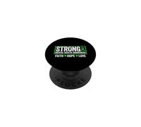 Mental Health Awareness Camiseta Mental Health Awareness Strong PopSockets PopGrip Adhesivo