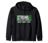 Mental Health Awareness Camiseta Mental Health Awareness Strong Sudadera con Capucha