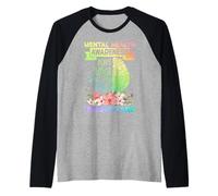 Mental Health Awareness Dont Judge What You Don't Understand Camiseta Manga Raglan
