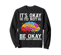 Mental Health Awareness Gifts Brain Mental Health Warrior Sudadera