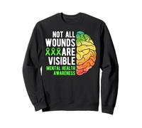 Mental Health Awareness - Not All Wounds Are Visible Sudadera