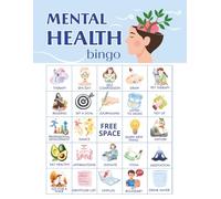 Mental Health bingo: 32 player self care activity for World Mental Health Day, mental health awareness, wellness Workshop Activities
