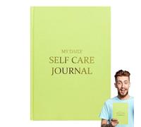 Mental Health Journal - Diario de entrenamiento de agradecimiento (idioma español no garantizado), Diario de A5 con tapa dura duradera, diario de psicología sin fecha para Str