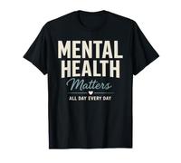 Mental Health Matters All Day Every Day Inspirational Camiseta