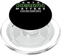Mental Health Matters MENTAL HEALTH MATTERS ALL DAY EVERY PopSockets PopGrip para MagSafe