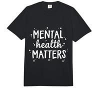 Mental Health Matters Salud Mental Terapeuta Frase Comfort Colors Adult Heavyweight T-Shirt