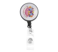 Mental Health Matters - Soporte retráctil para tarjetas cerebrales, regalo para neurólogos, carrete de insignia con clip de identificación, regalo para enfermeras y médicos