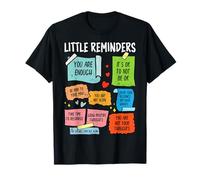 Mental Health Reminders Awareness Positive Support Therapist Camiseta