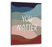 Mental Health Wall Art - Healing Is Not Linear Inspirational Quote on Framed Canvas, Therapy Office Decor for Counselor, Psychologist, Recovery Space(Unframed,08x12inch(20x30cm))